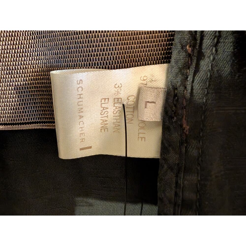 Schumacher | Gray Distressed One Snap Jacket | Size Large - Picture 9 of 9
